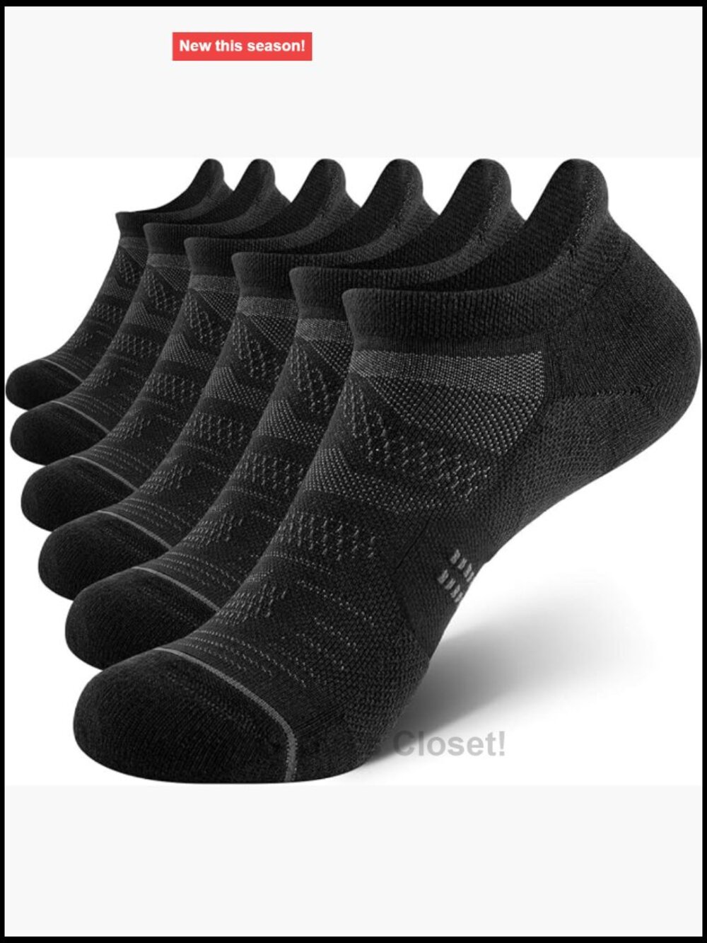6 Pack Women's Cushioned Ankle Running Socks Low Cut Athletic Socks